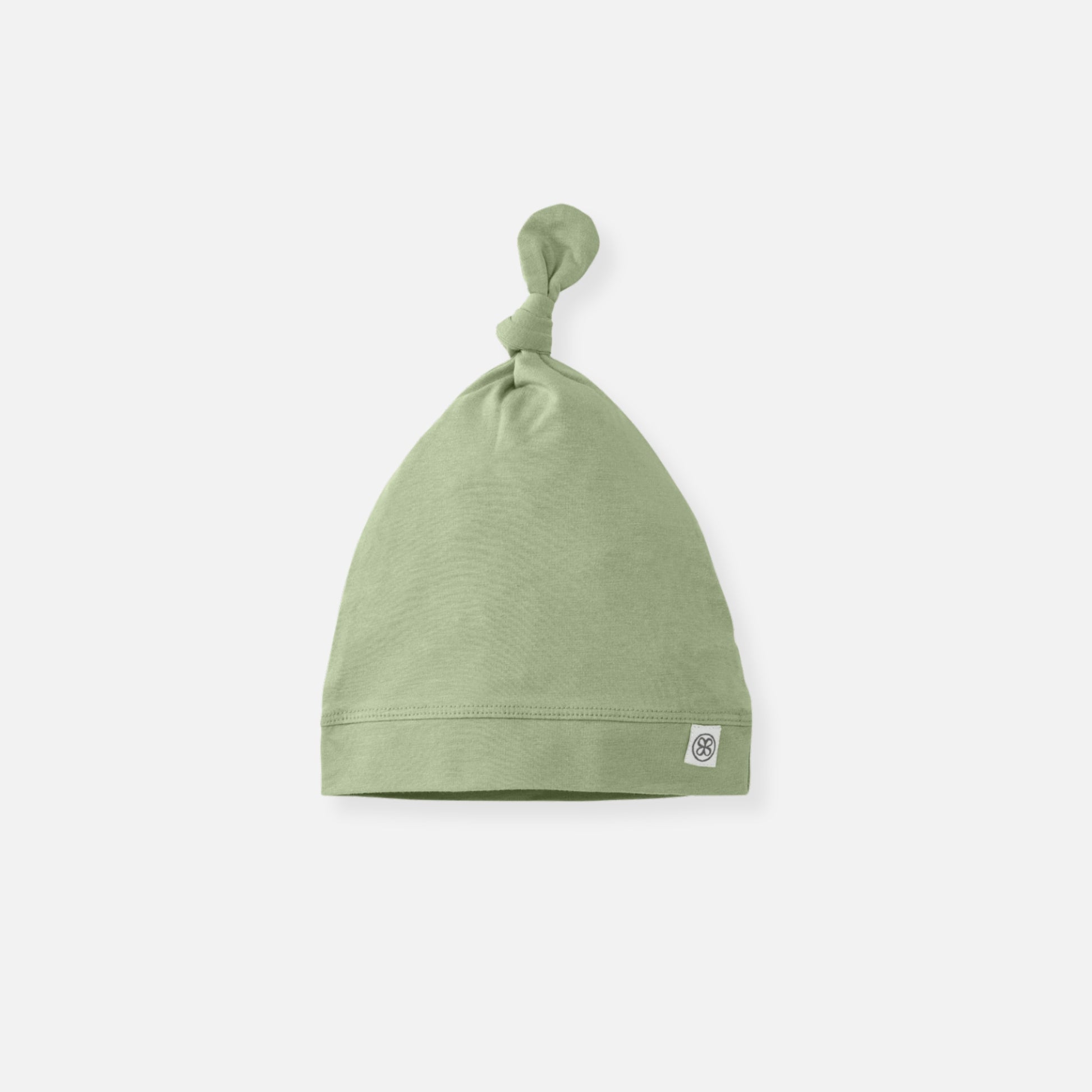 Baby mutsje in Olive Green Cloby