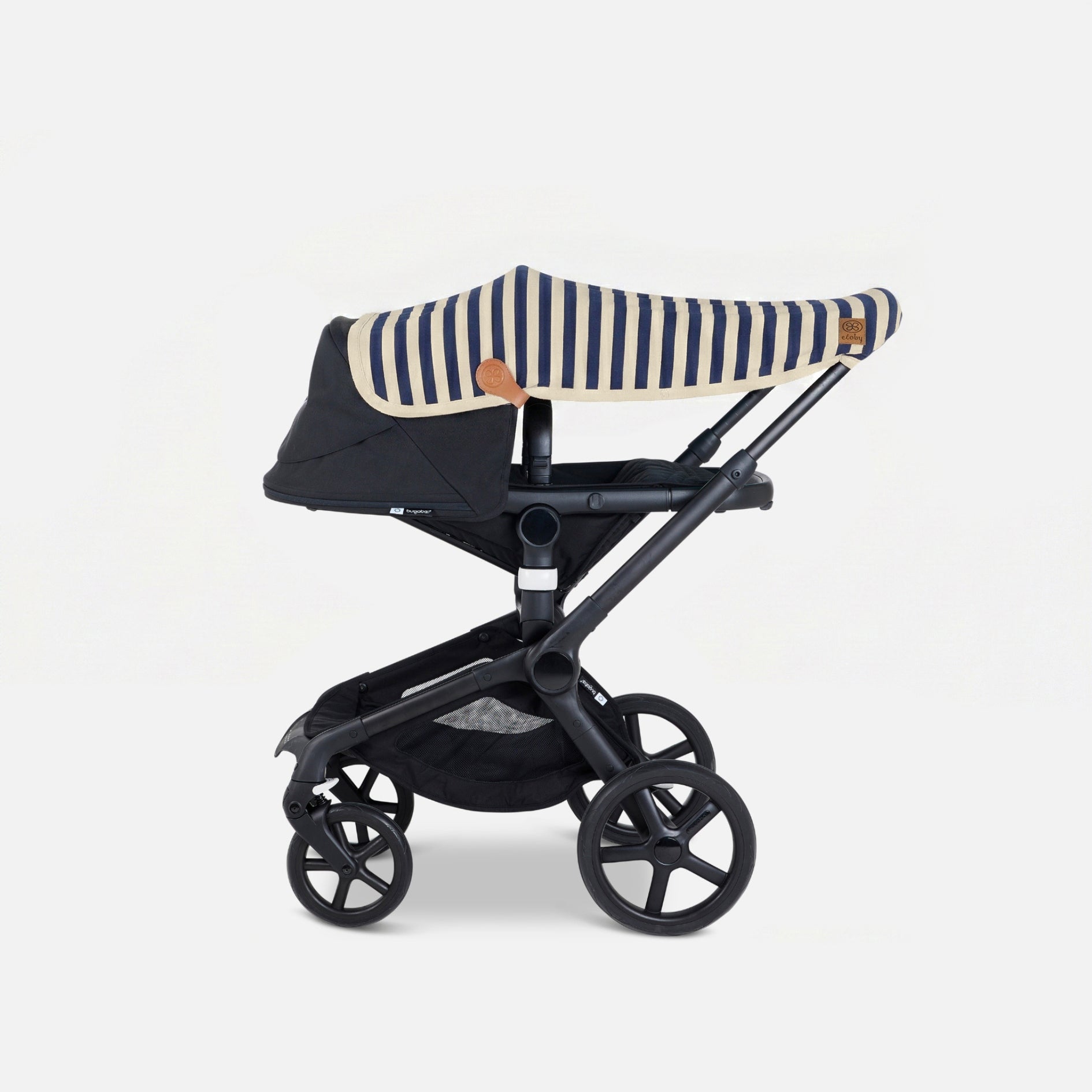 UV Blanket in Navy/Sandy Stripe - UPF 50+