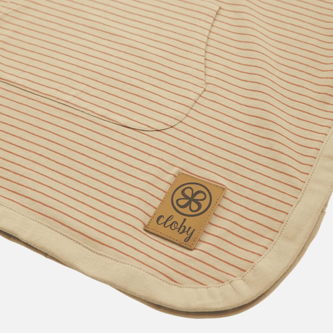UV Poncho in Sandy Beach/Spicy Ginger - UPF 50+