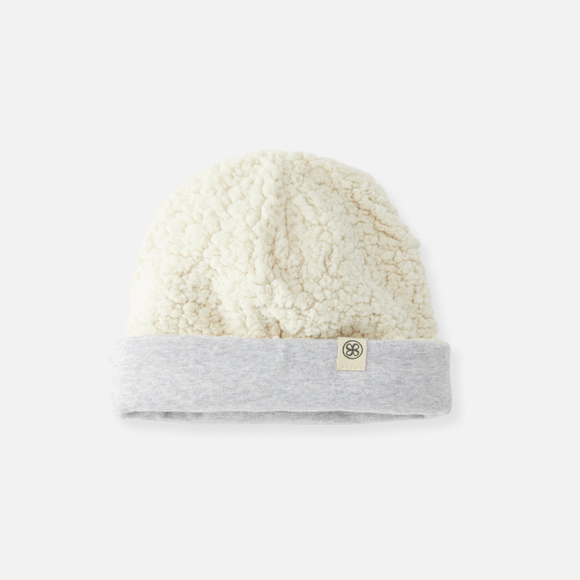 Omkeerbare Teddy Muts - Grijs en Teddy