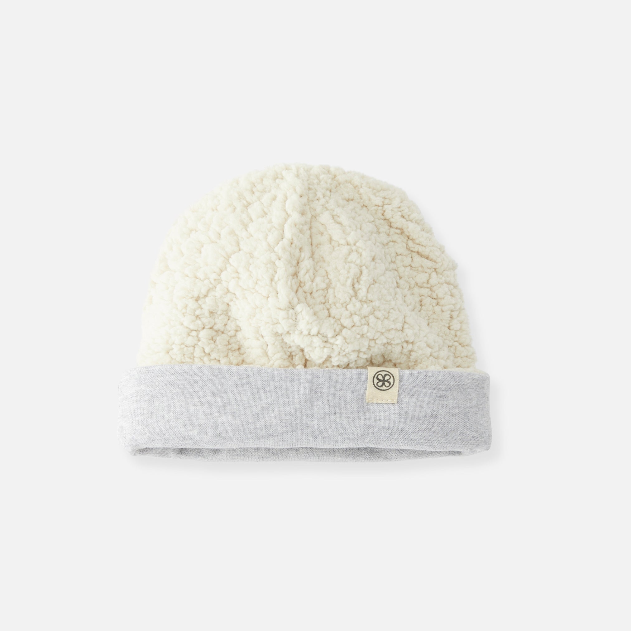 Omkeerbare Teddy Muts - Grijs en Teddy
