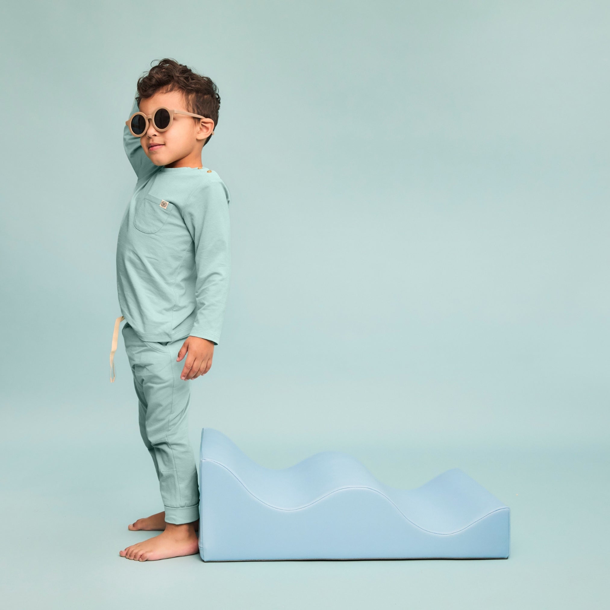Jogger pants in Sea Blue - UPF 50+