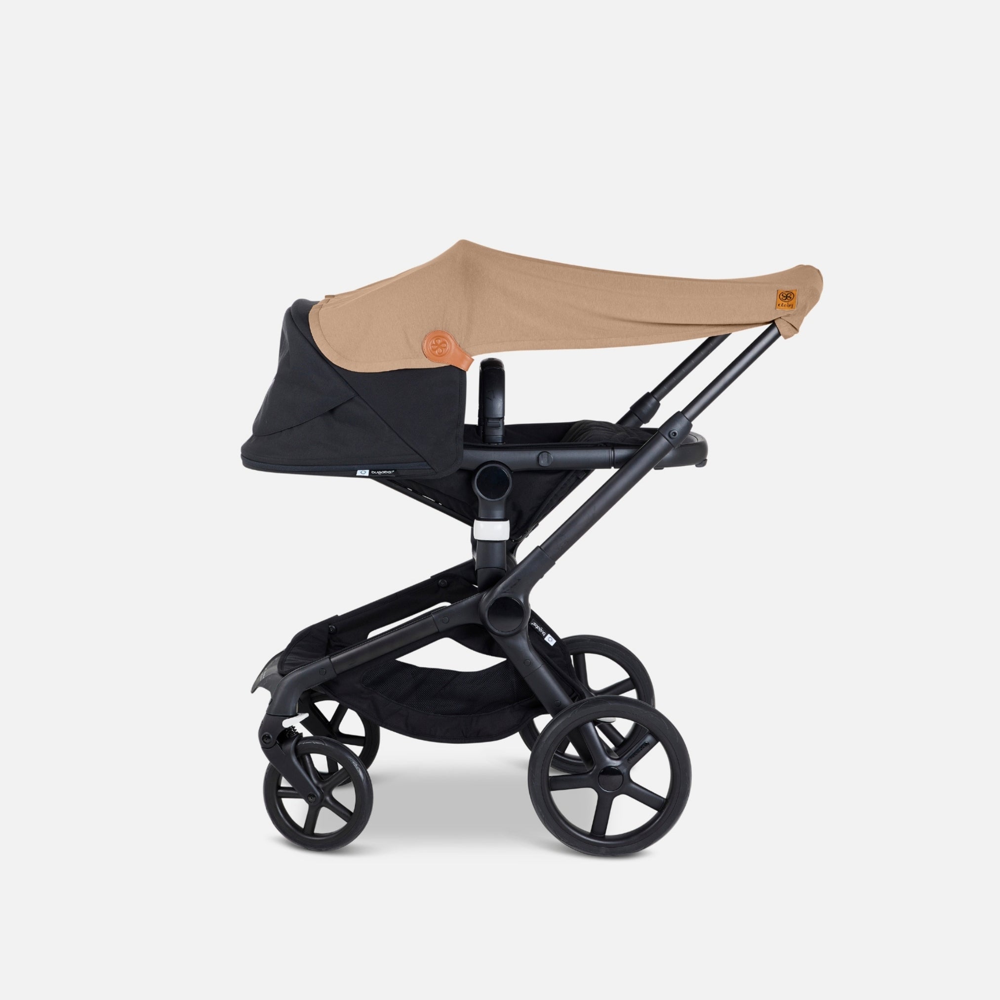Bruine UV doek voor kinderwagen - Cloby