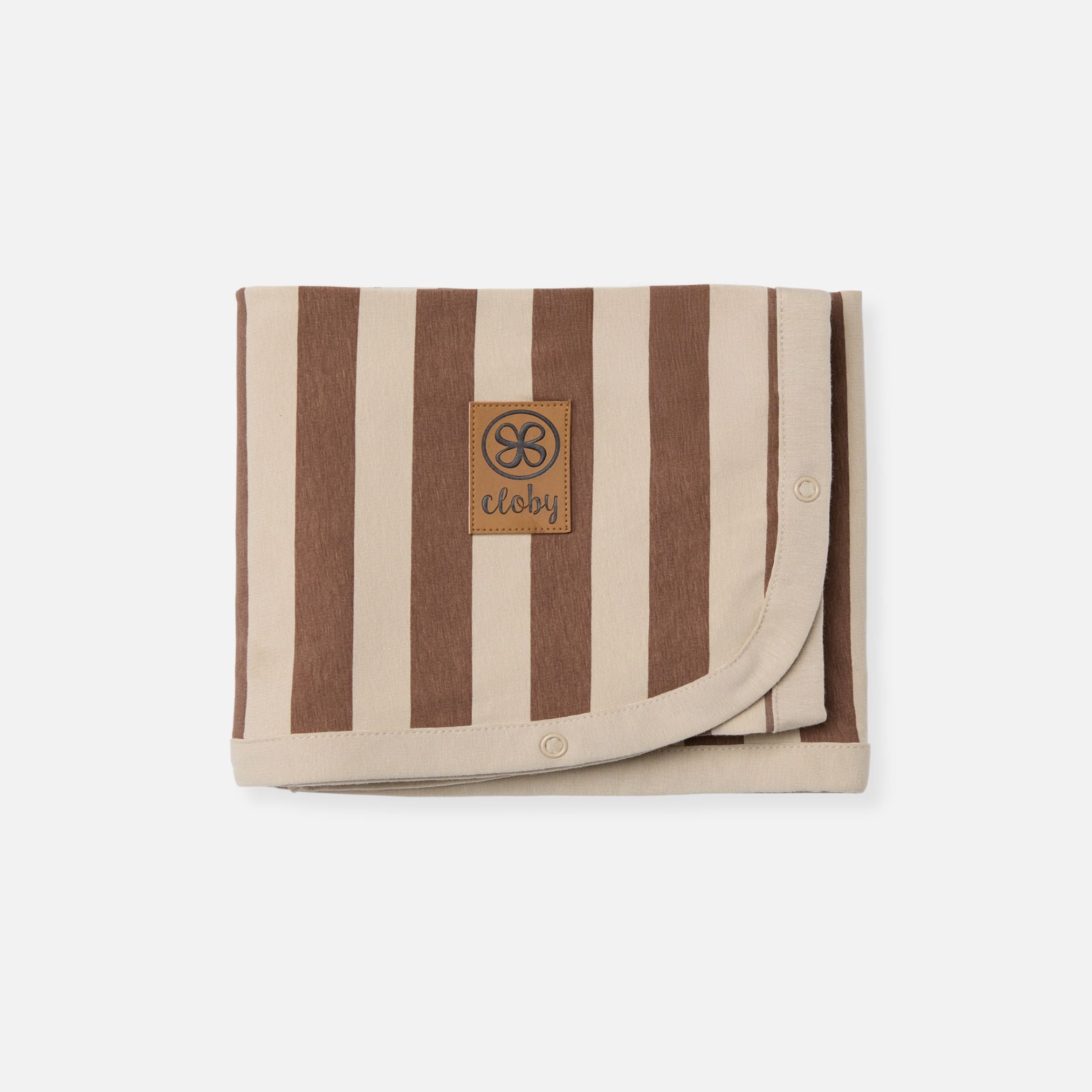 UV Blanket in Peanut/Sandy Stripe - UPF 50+